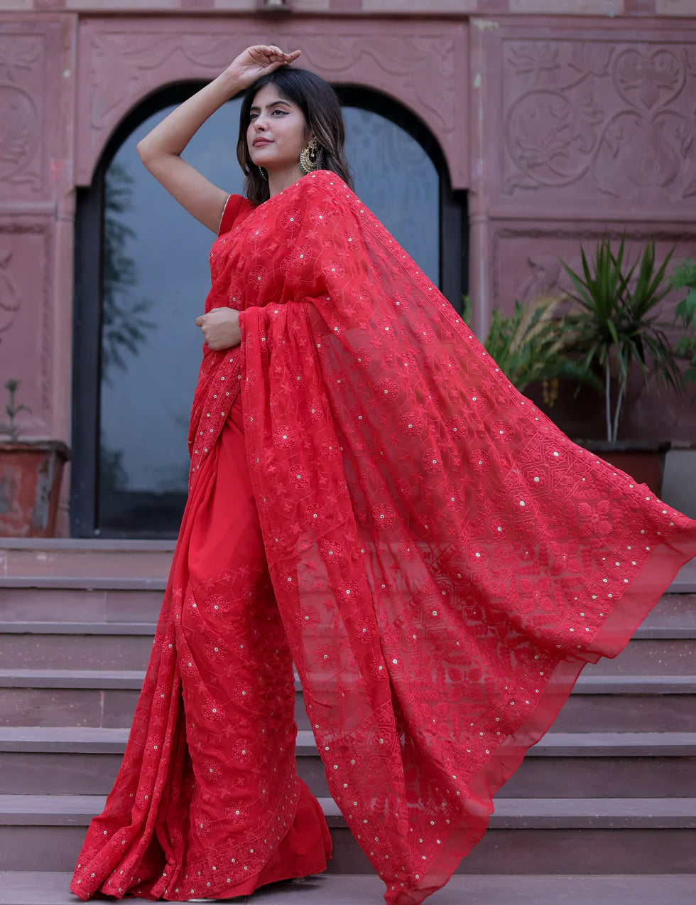 Georgette Sarees for Festival Wear