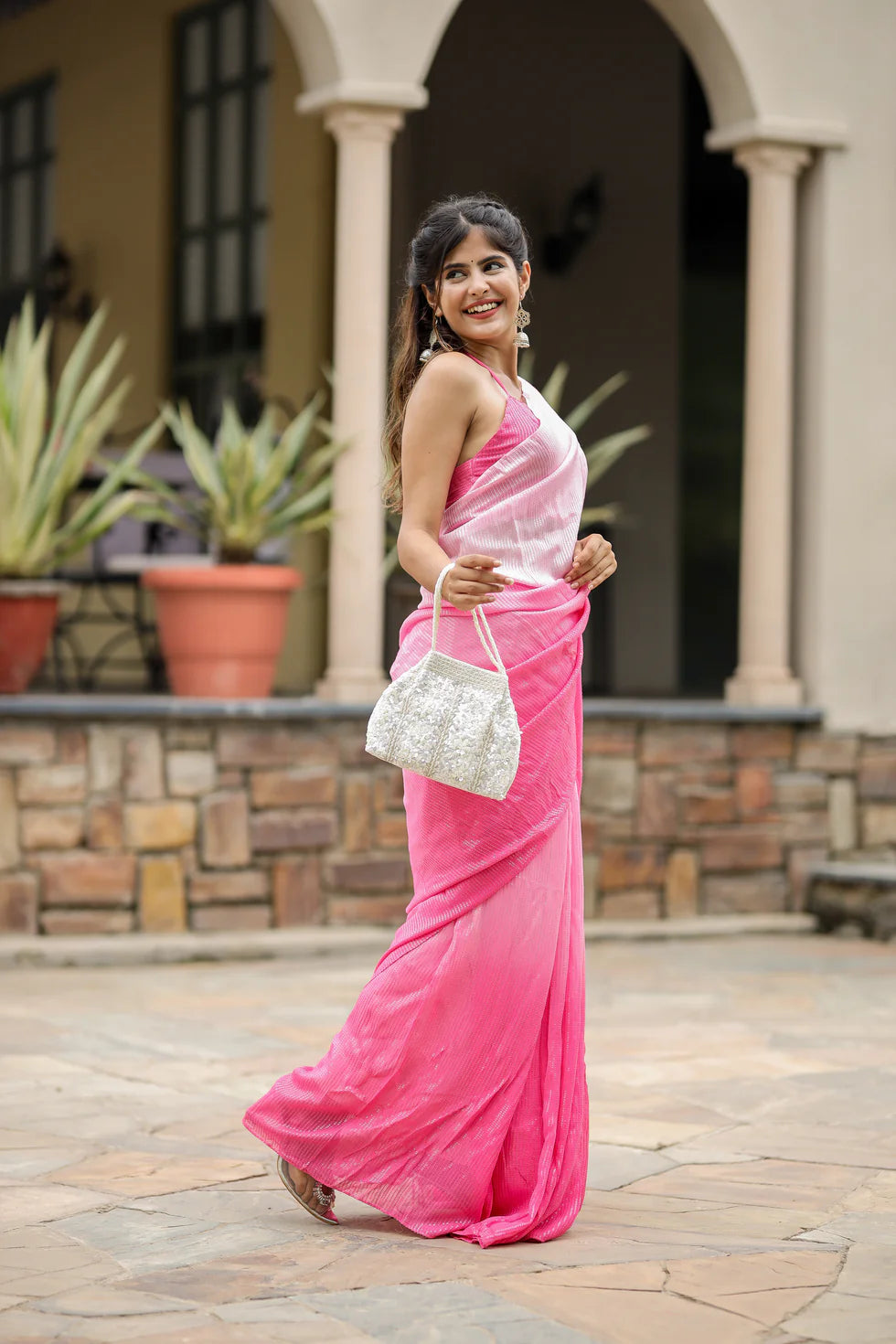 georgette saree for wedding