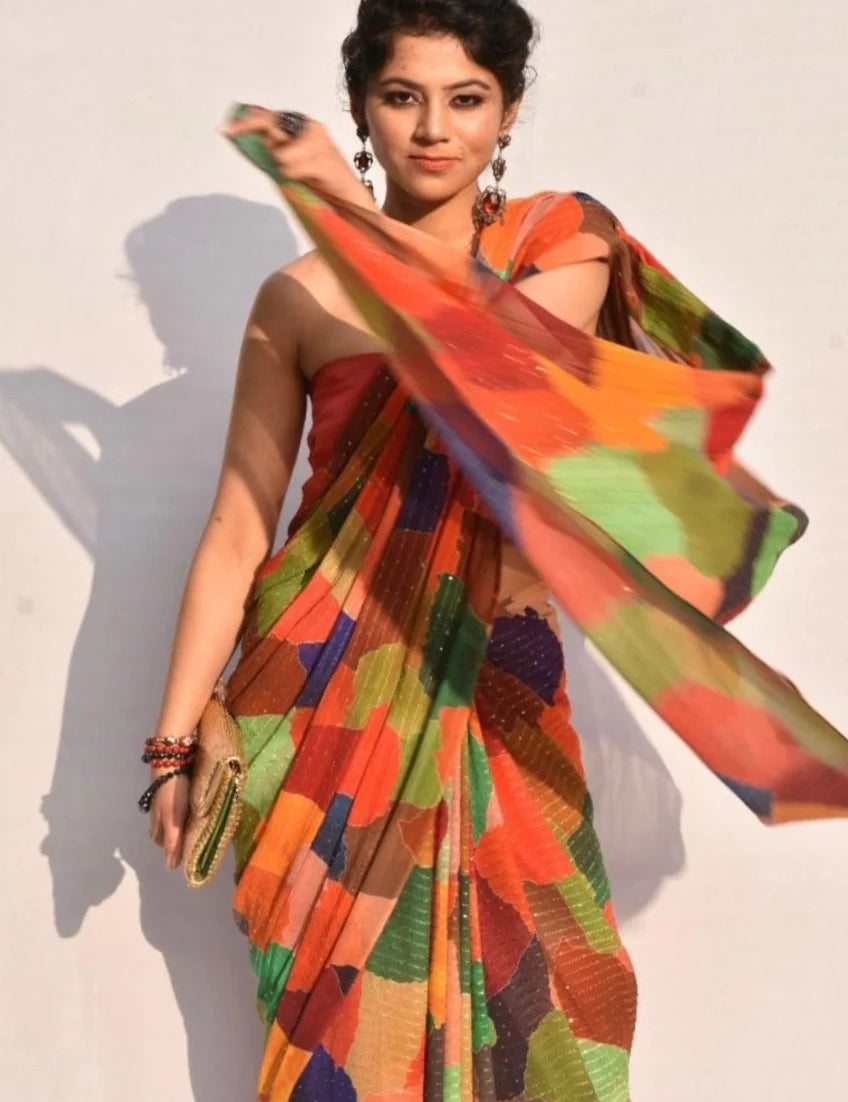 Festival Sarees Showcase: The Intersection of Culture and Fashion