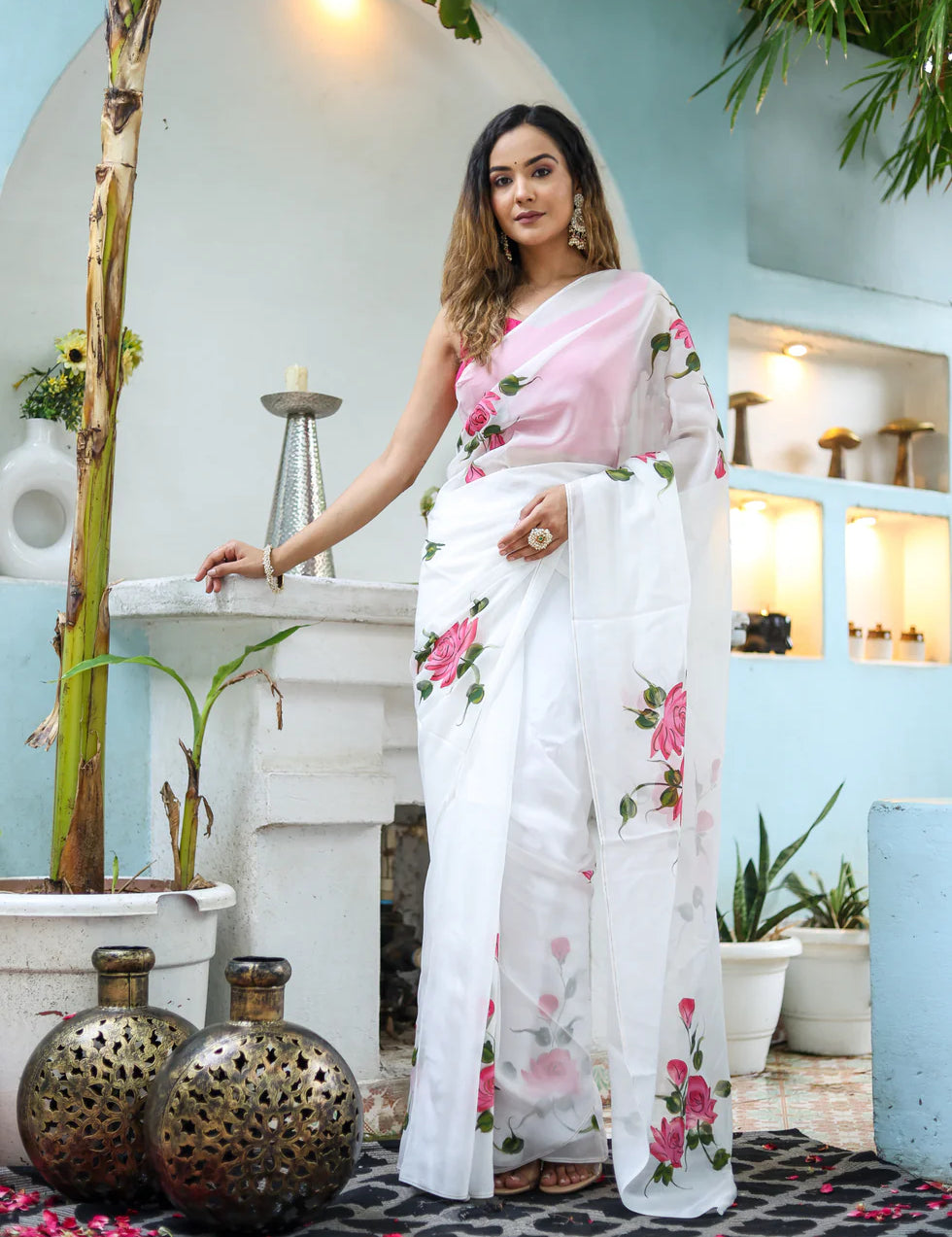Organza Saree Styling Tips: Elevate Your Look with Sheer Elegance