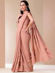 Tender Strokes- Handpainted Cotton Saree