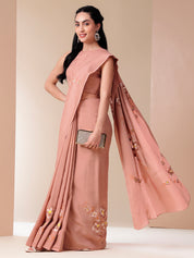 Tender Strokes- Handpainted Cotton Saree