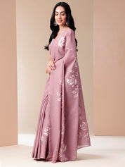Serene Splendor - Handpainted Mal Mal Saree