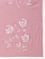 Serene Splendor - Handpainted Mal Mal Saree