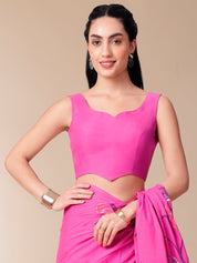 Calm Canvas - Handpainted MalMal Saree