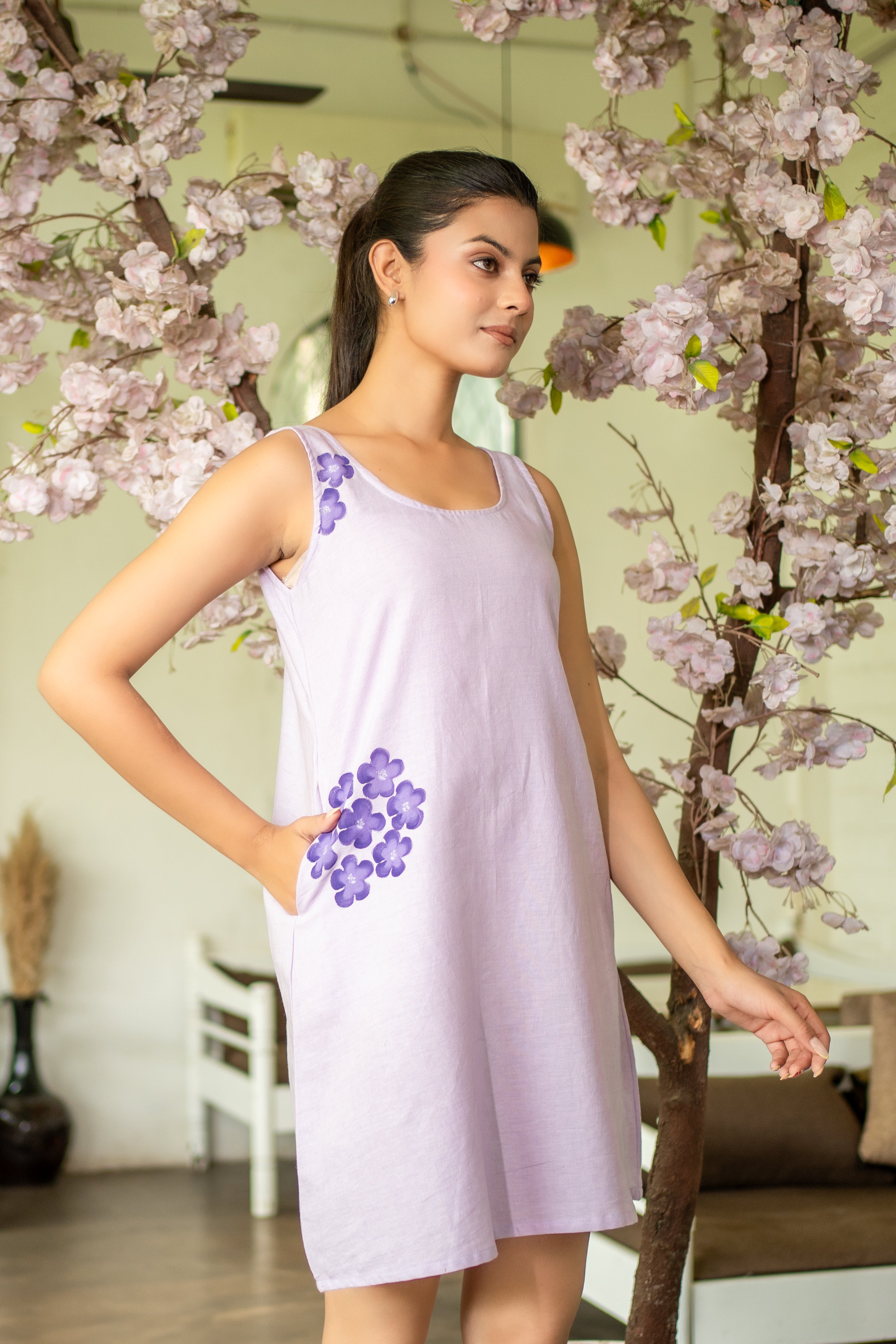 Lavender Bloom Dress