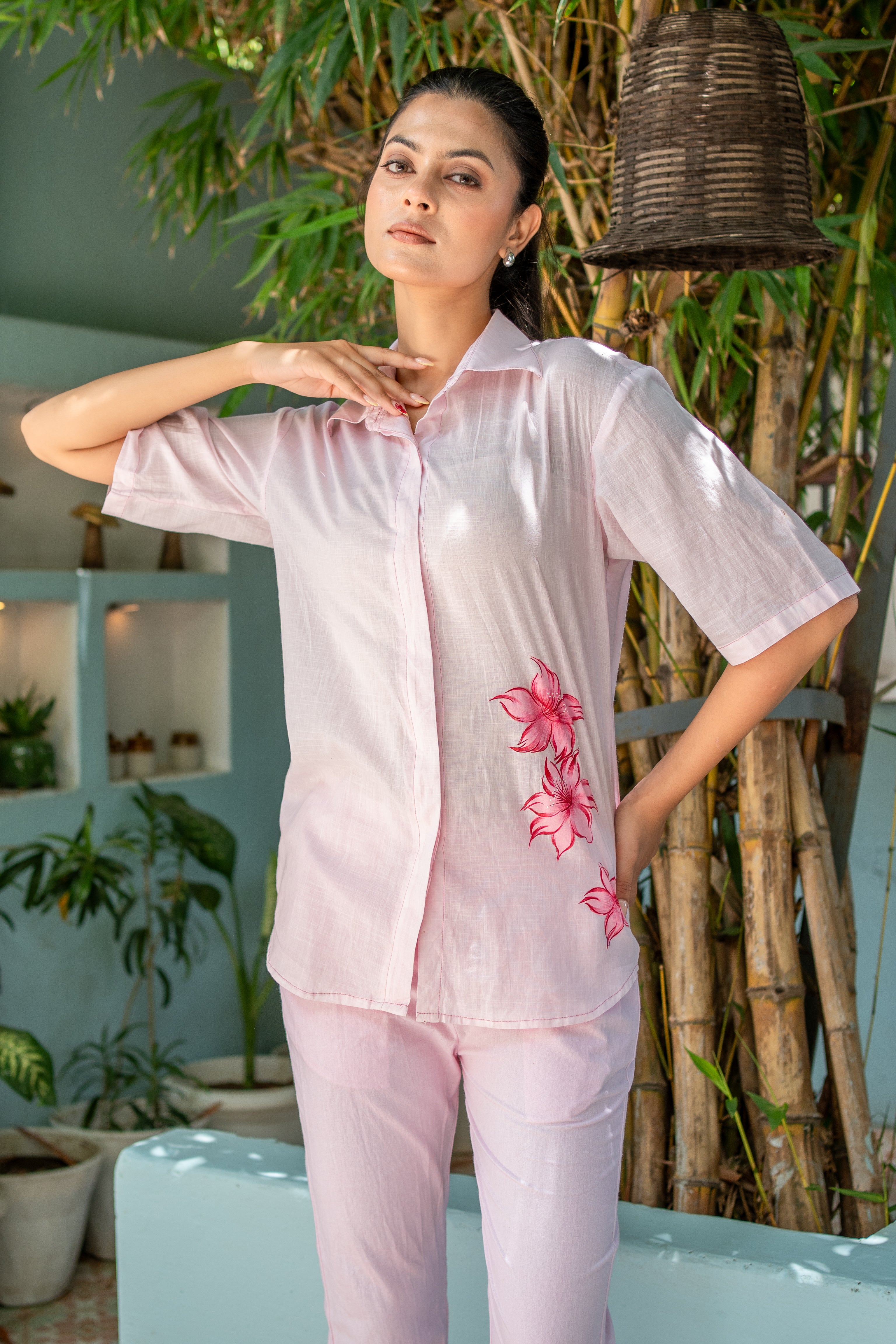 Rosé Glow Co-ord Set