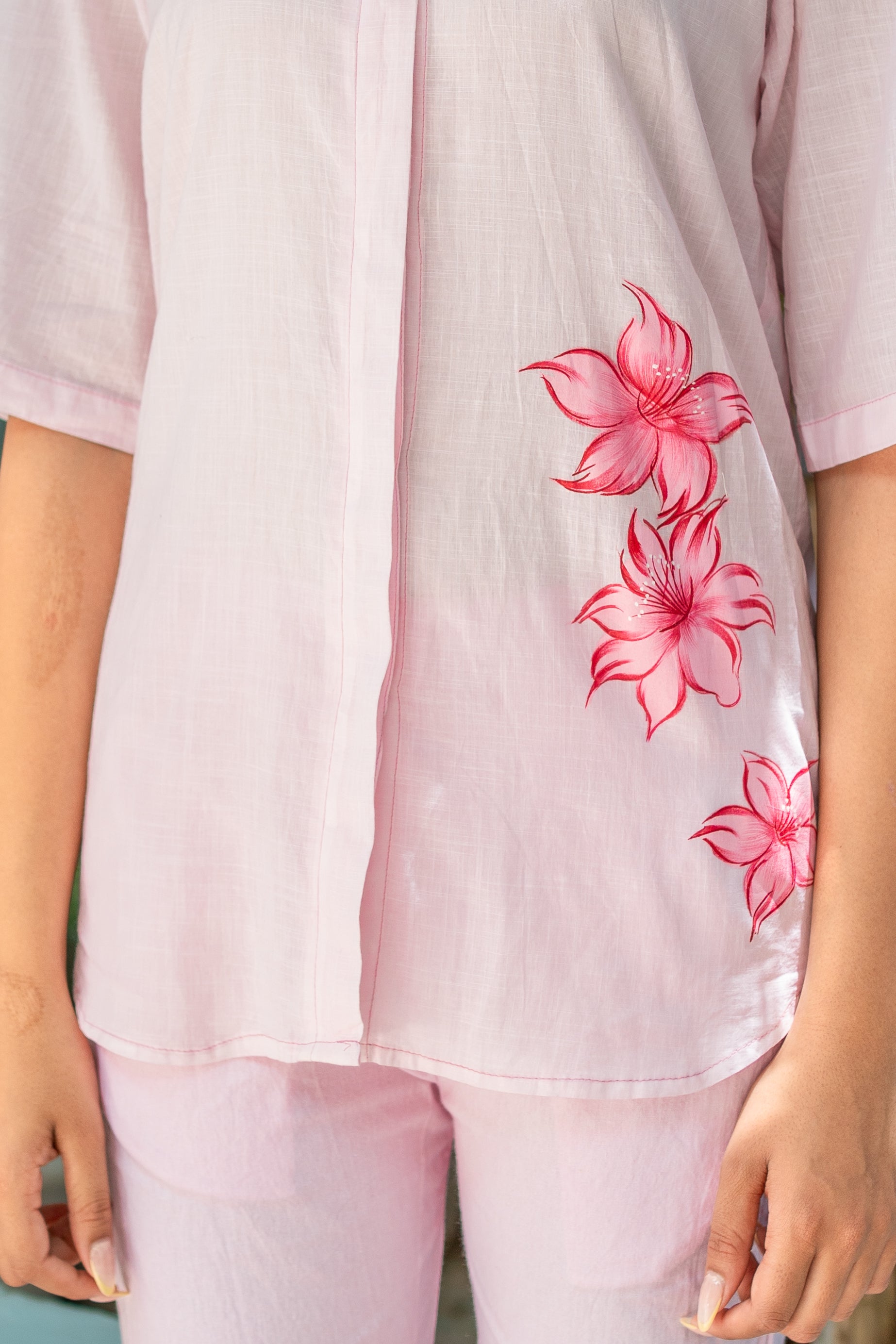 Rosé Glow Co-ord Set