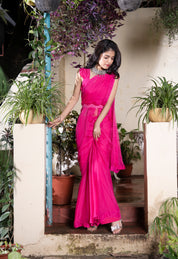 Rani Chiffon Saree