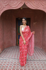 Pepper Patola (Pure georgette Patola Printed Saree)