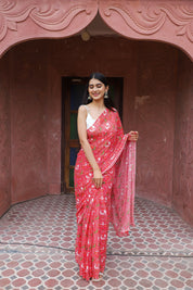 Pepper Patola (Pure georgette Patola Printed Saree)