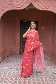 Pepper Patola (Pure georgette Patola Printed Saree)
