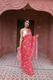Pepper Patola (Pure georgette Patola Printed Saree)
