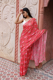 Pepper Patola (Pure georgette Patola Printed Saree)