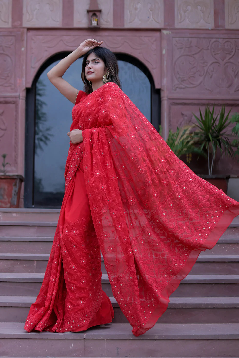 Georgette Sarees for Festival Wear