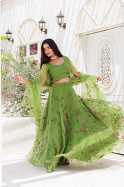 Green Twinning Set for Him & Her