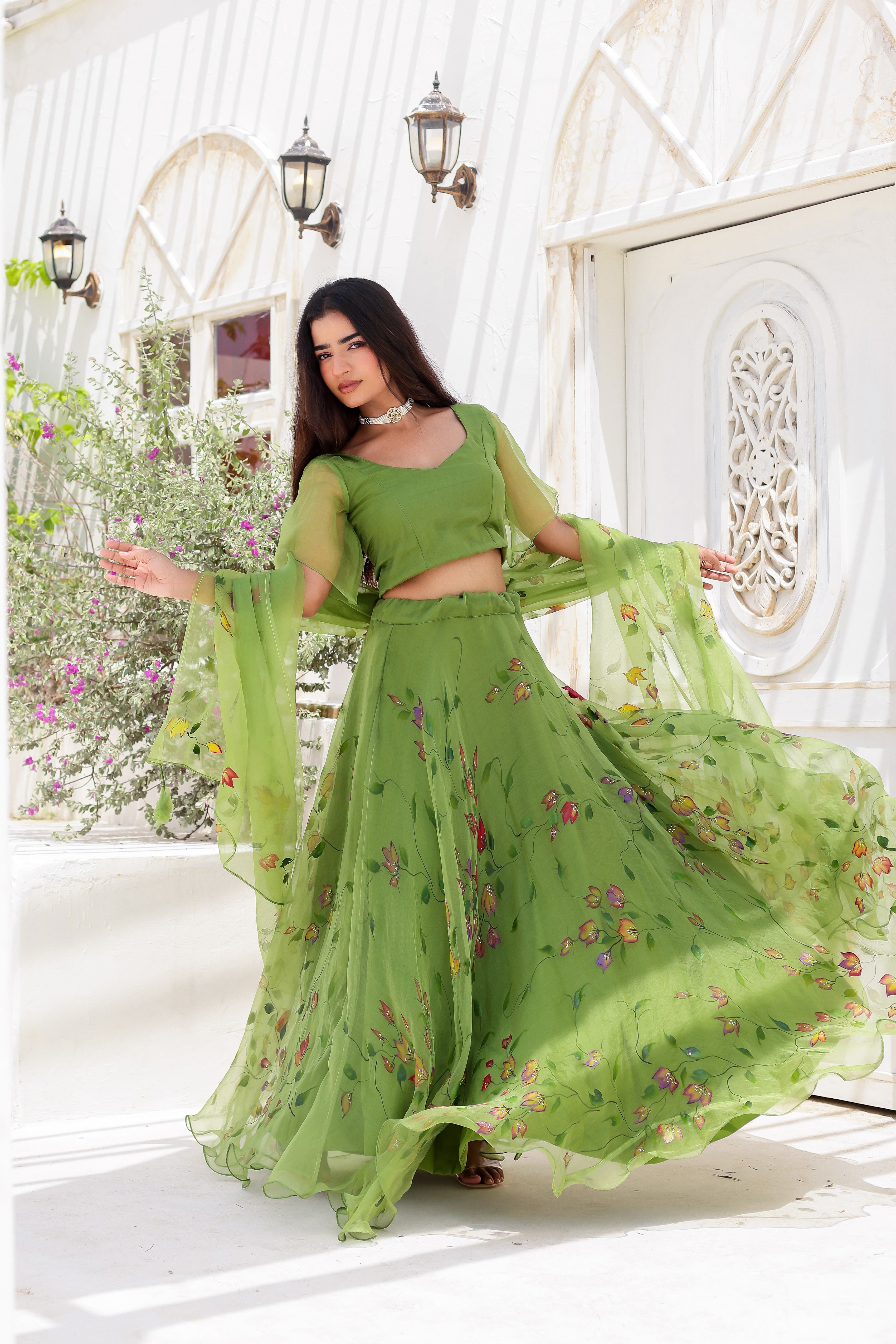 Green Twinning Set for Him & Her