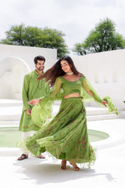 Green Twinning Set for Him & Her