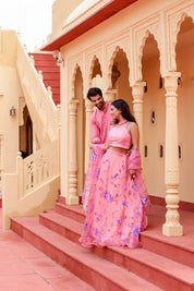Dark Pink Twinning Set for Him & Her