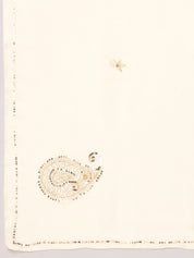 Snowflake Sparkle Chiffon Saree (Ivory Chiffon Saree with Handwork of Sequins)