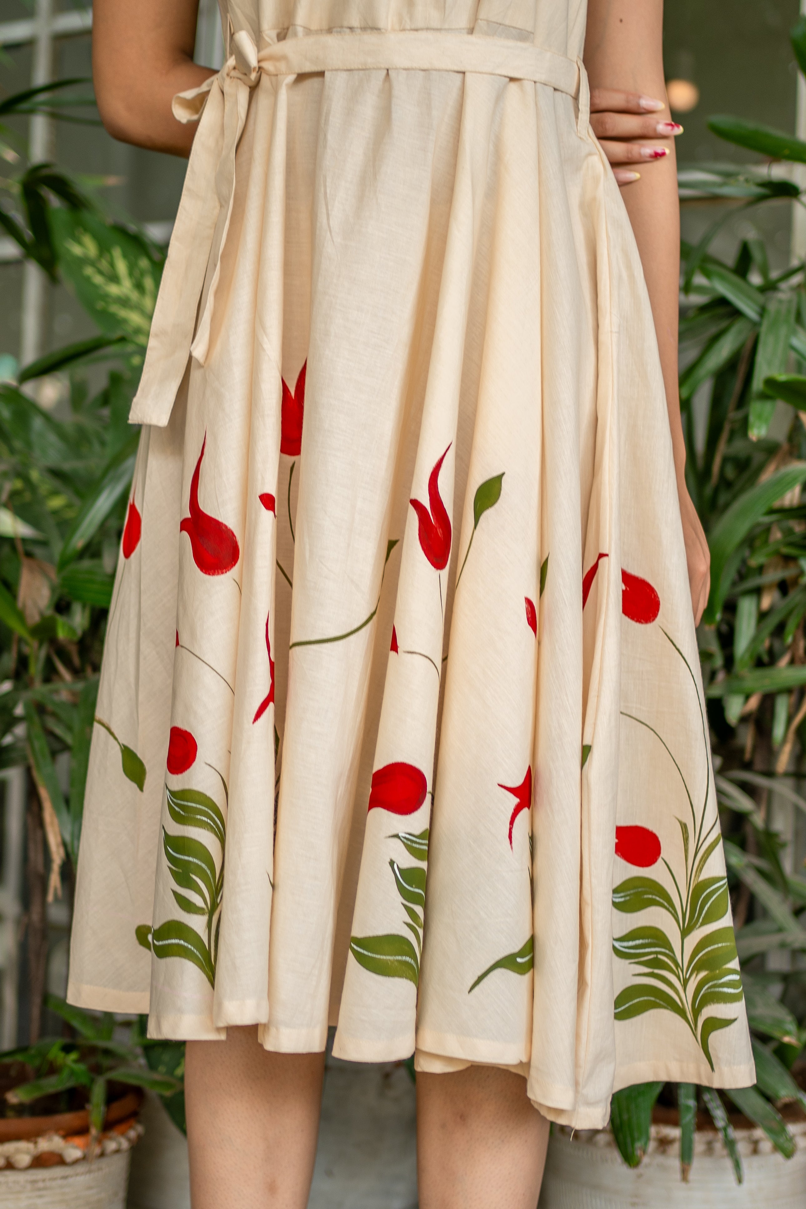 Crimson Leaf Dress