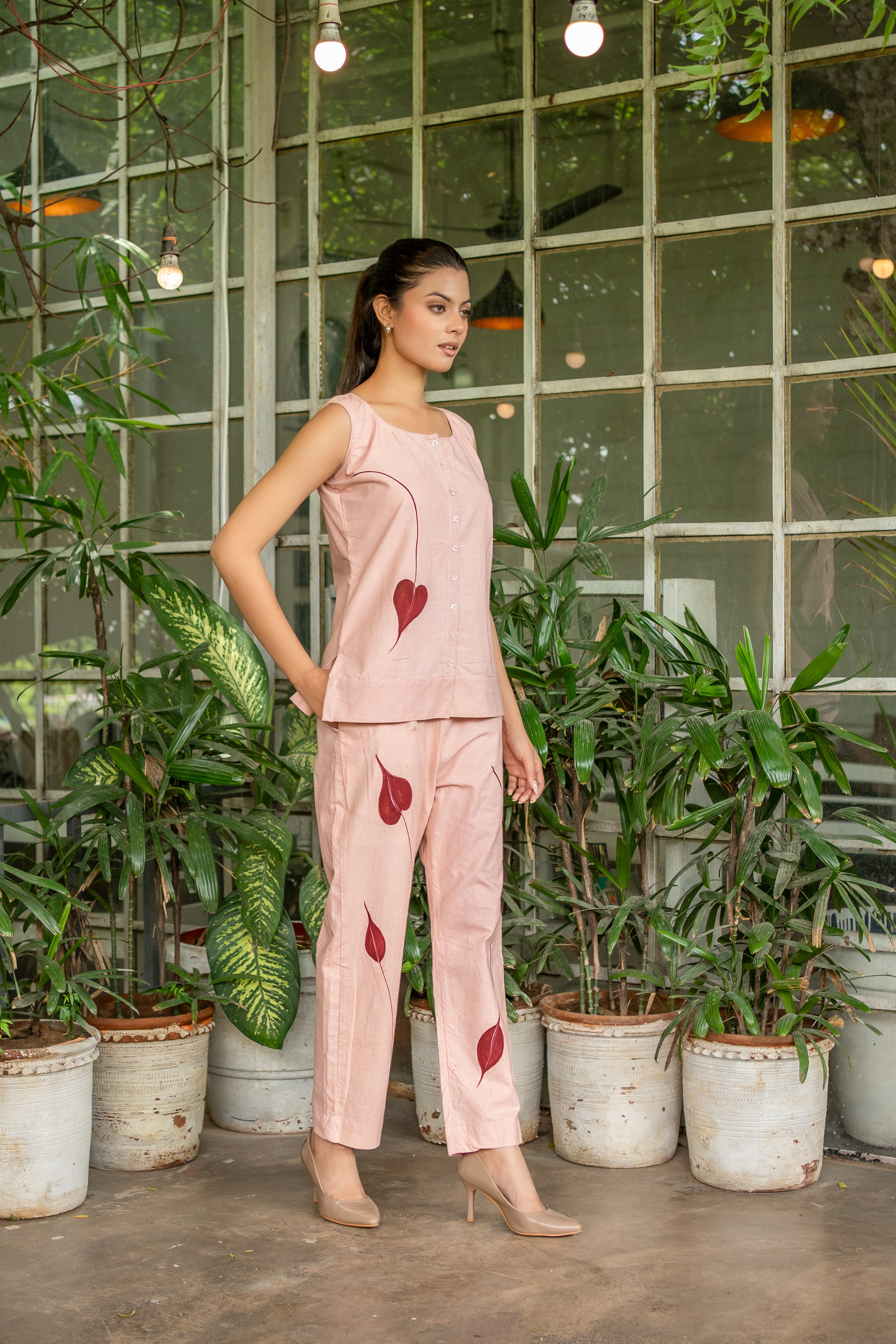 Rosé Whisper Co-ord Set