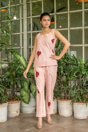 Rosé Whisper Co-ord Set