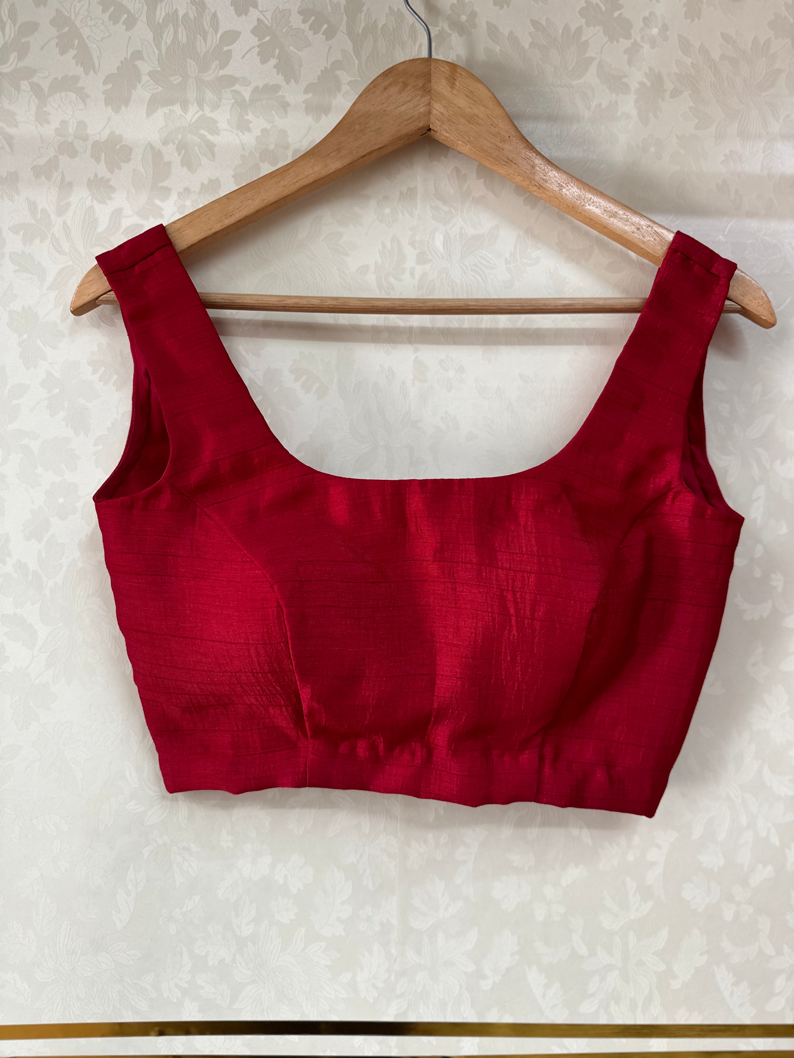 Raw Silk Blouse - 16968