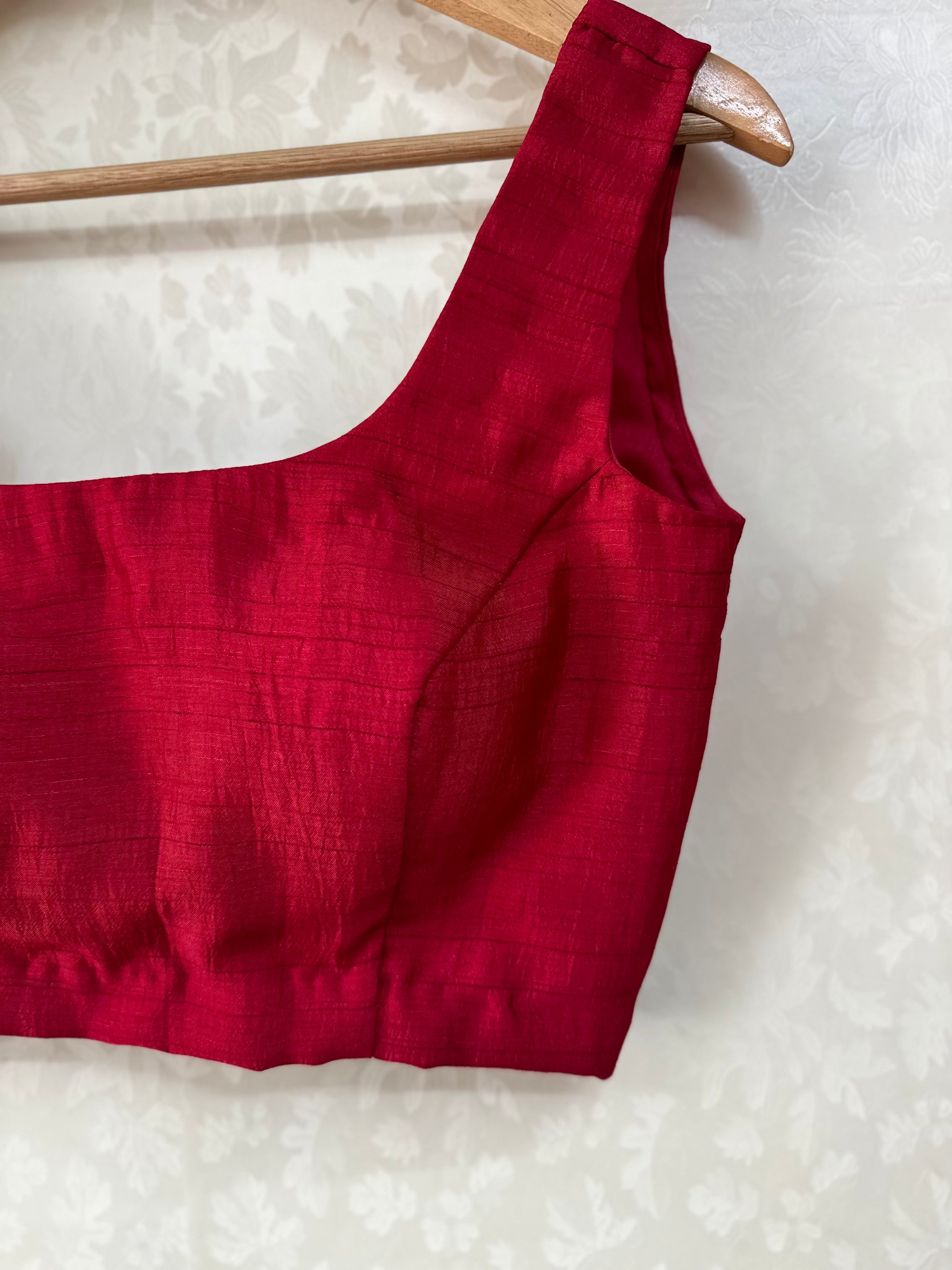 Raw Silk Blouse - 16968