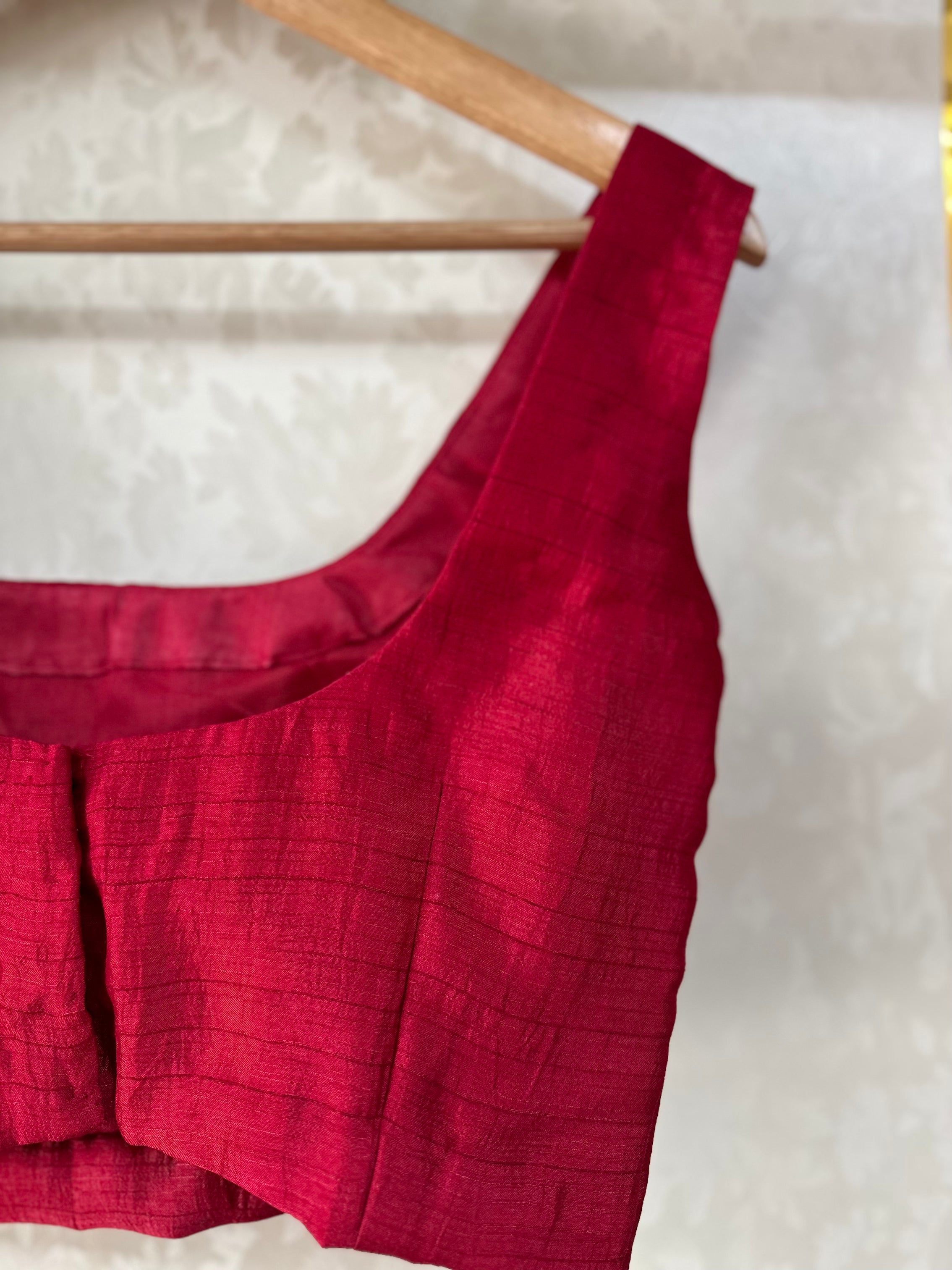 Raw Silk Blouse - 16968