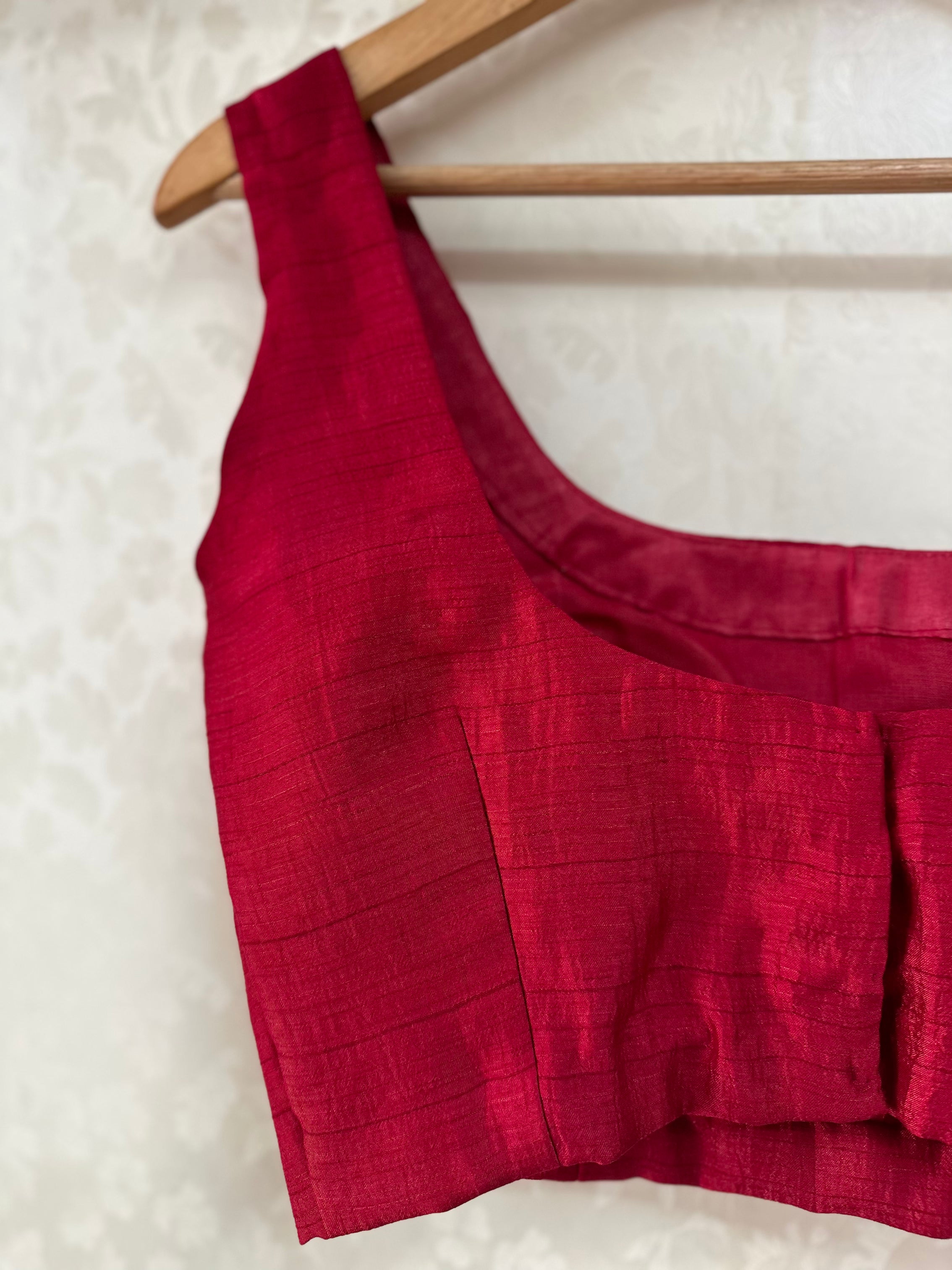 Raw Silk Blouse - 16968