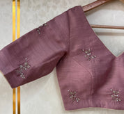 Hand Embroidered Chanderi Silk Blouse