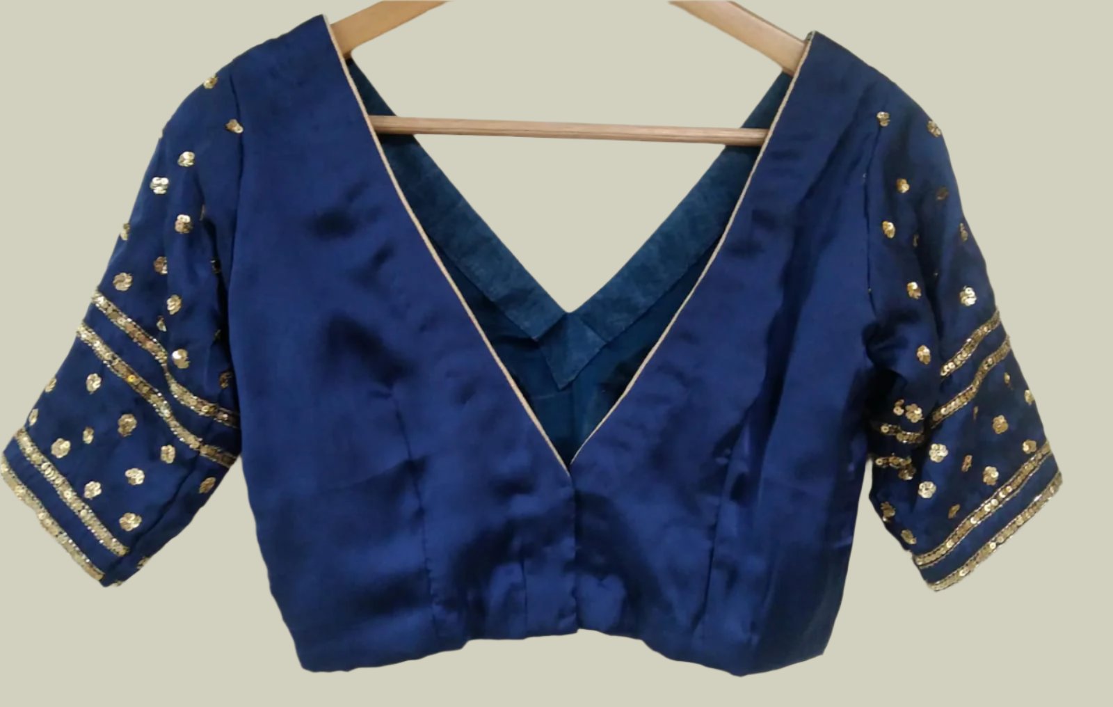 Hand Embroidered Silk Blouse