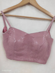 Sequined Bodice- Pink