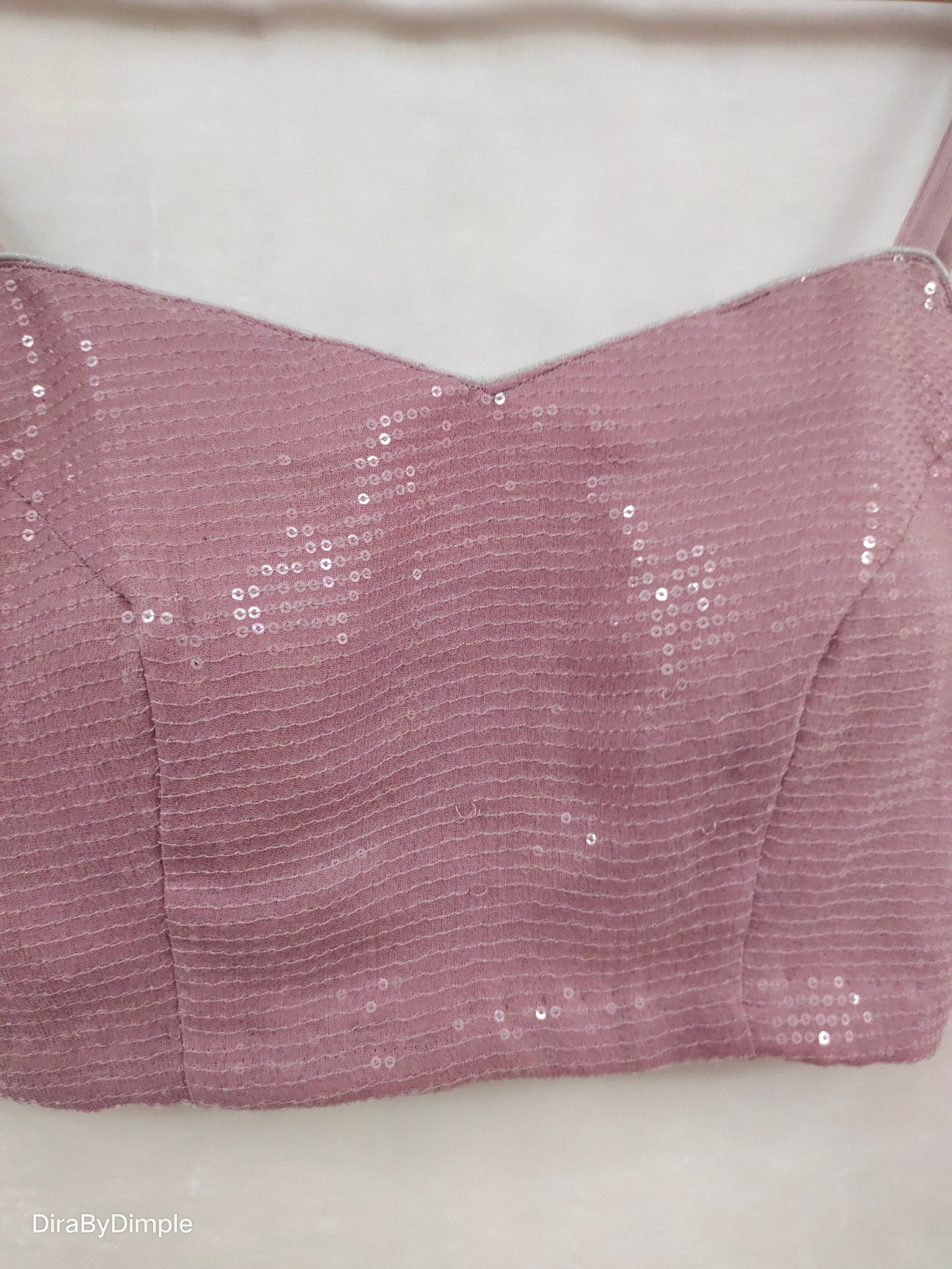 Sequined Bodice- Pink