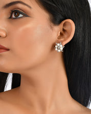 92.5 Silver Pearl Earrings