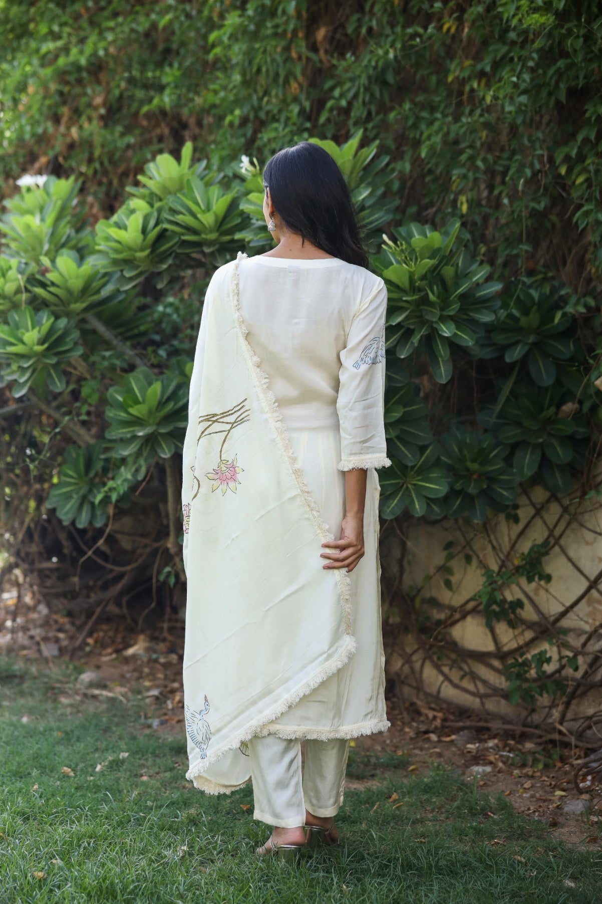 Leaf Printed Salwar Suit